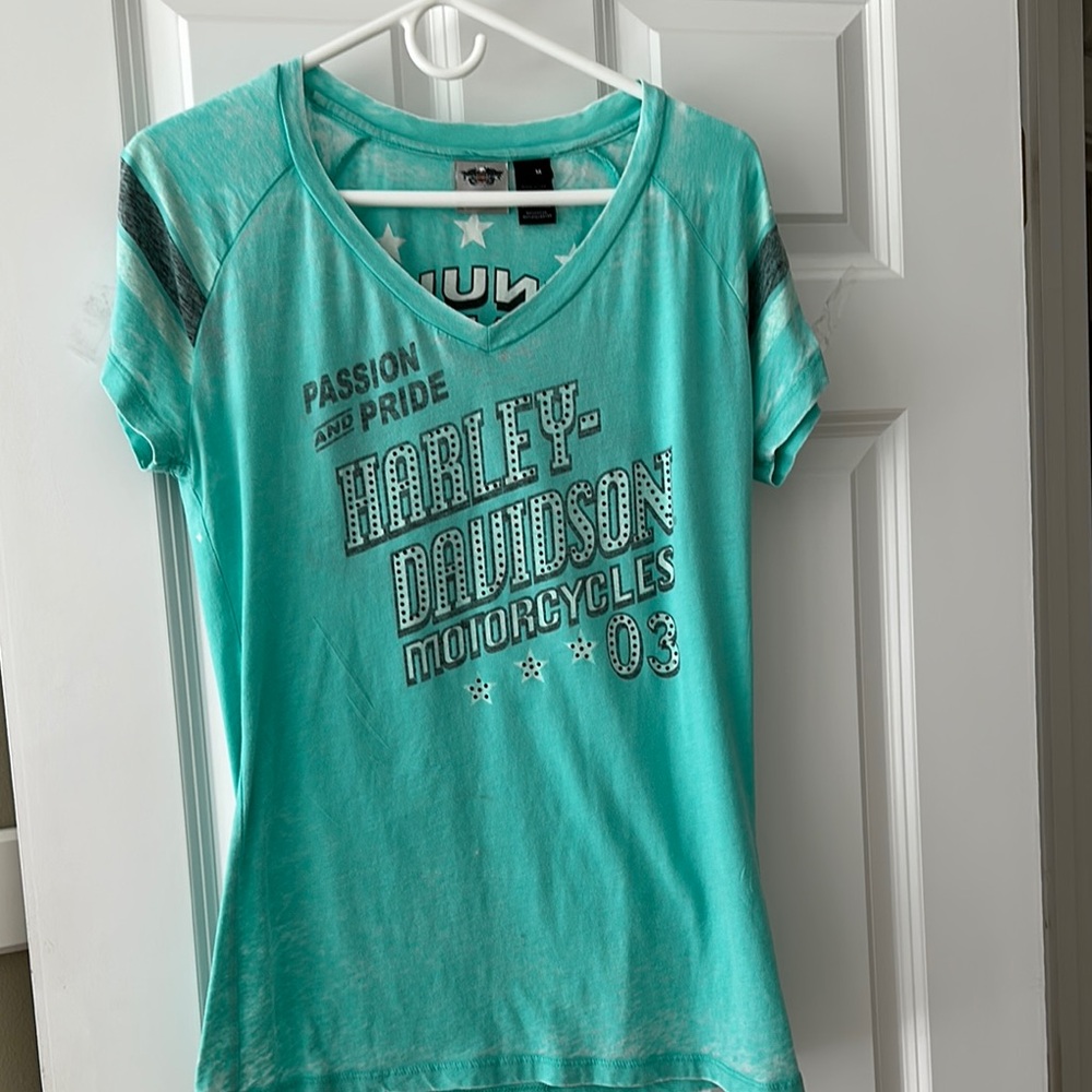 Harley-Davidson Blue Short Sleeve Tee